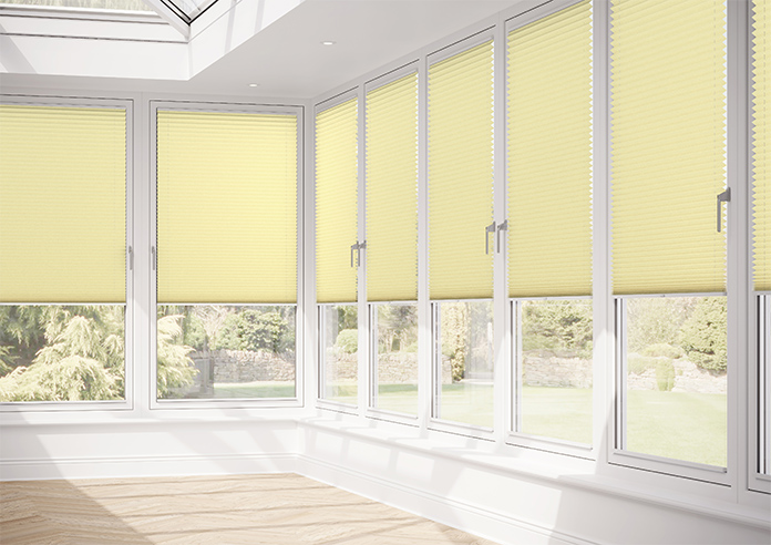 Solaris, Buttercup - Stick Fit Pleated Blind - Image 13